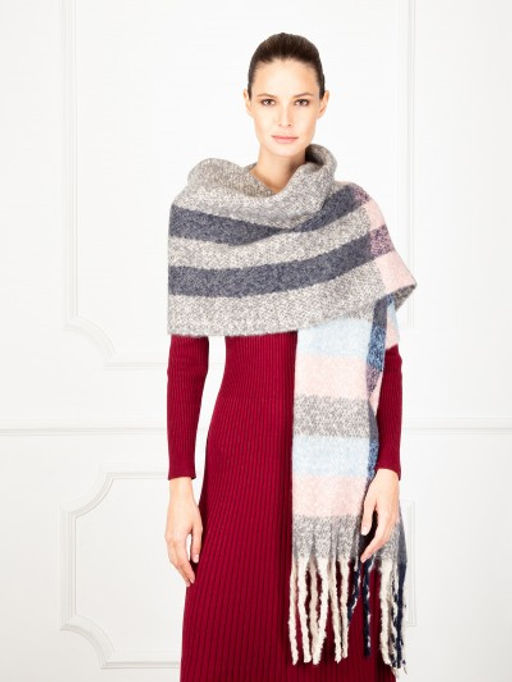 Палантин жен. шерсть+акр 50х190 LDB69-499-12 - Labbra фото 9