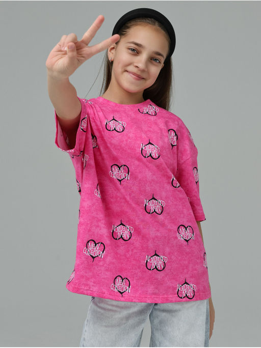 Футболка Принт Розовый Девочка - София фото 12