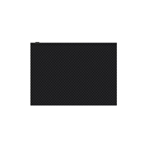 Папка на молнии В5 ErichKrause "Diamond Total Black" (55081) непрозрачная черная