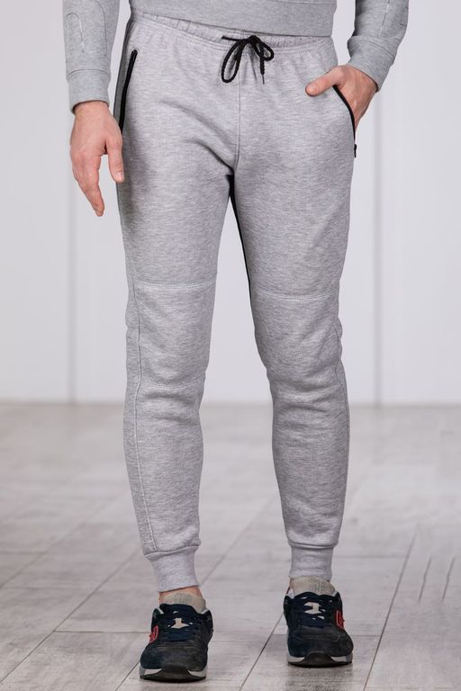 Брюки спортивные 
 3.MA160B-серый-светлый