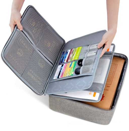 Органайзер для документов А4 (2 вставки) Серый