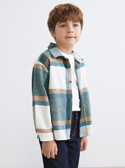 Ekose Erkek ?ocuk Oduncu G?mlek