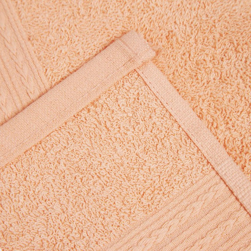 Полотенце махровое 70х140 см, персик, 440 г/м2, хлопок 100% - Simaland фото 3
