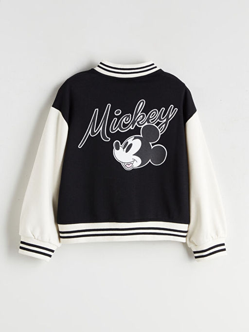 Mickey Mouse Bask?l? K?z ?ocuk Kolej Ceket