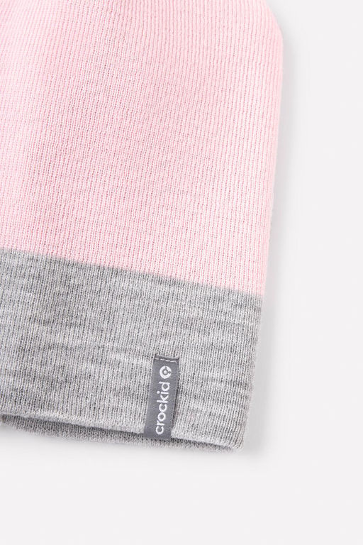 КВ 20177/21ш/светлая астра,св.серый меланж шапка дет