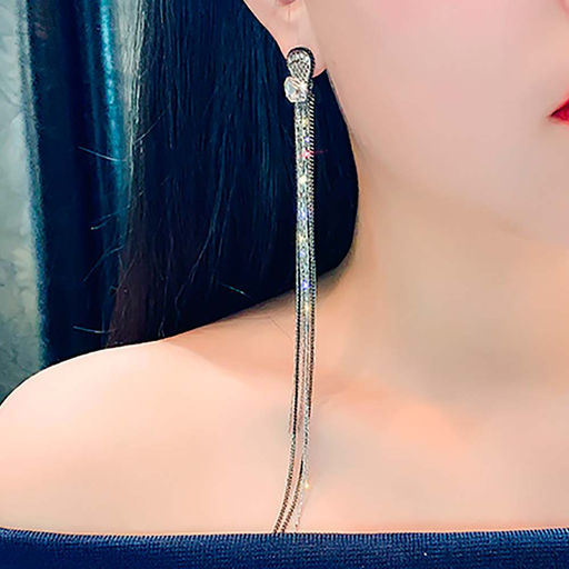 Серьги длинные на гвоздиках арт. 11 8403 (id 255402) - Rada фото 3