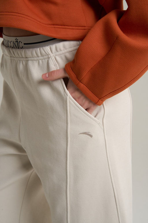 Брюки трикотажные Бежевый ICONIC Knit Track Pants - Anta фото 11