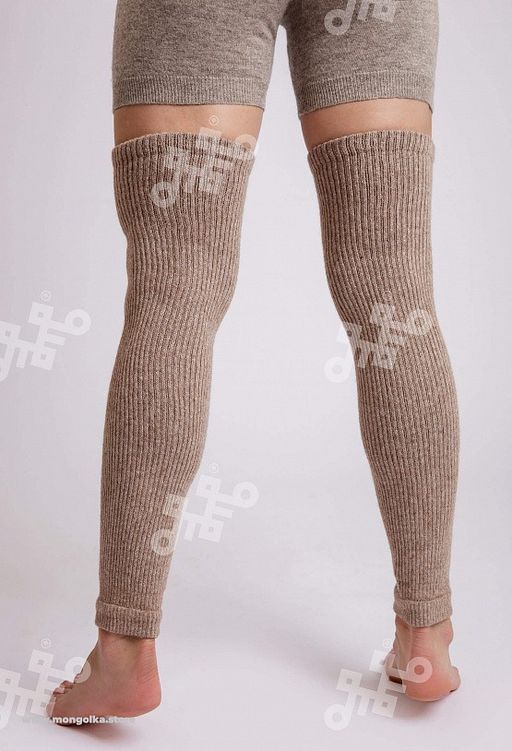 +Гетры из монгольской шерсти