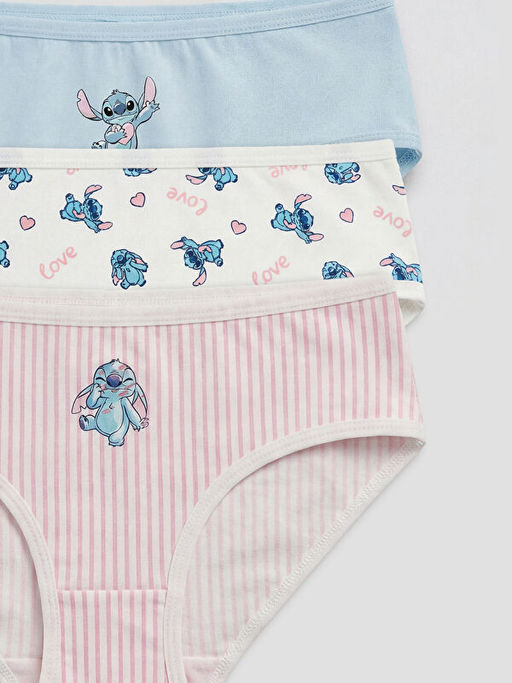 Трусы Stitch 3 шт для девочек с принтом