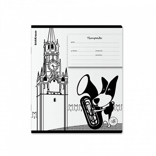 Цена за 10 шт. Тетрадь школьная ученическая ErichKrause Путешественник, 18 листов, клетка (в плёнке по 10 шт.)_MIX-PACK  фото 7