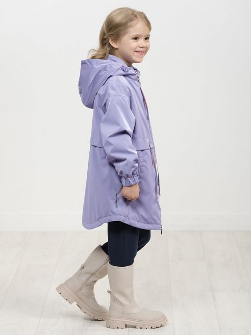 PELICAN, плащ для девочек, Лаванда  фото 4