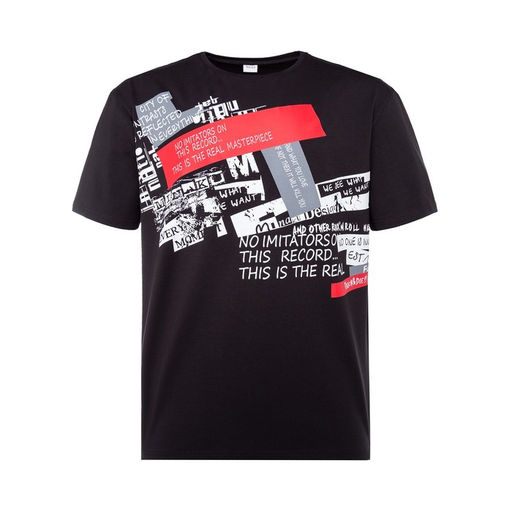 Футболка мужская MINAKU цвет черный, р-р 50