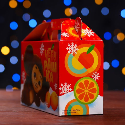 Цена за 5 шт. Подарочная коробка Чебурашка, 17,5 х 7 х 10,5 см - Simaland фото 4