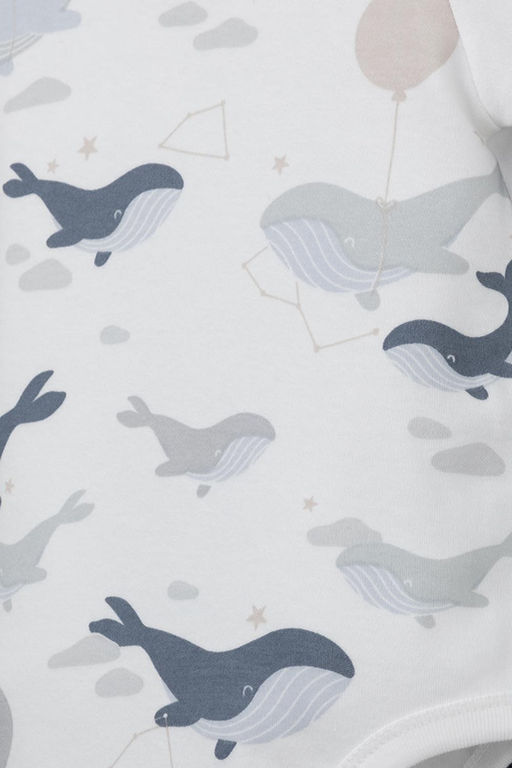 Crockid _ К 6239/сахар,сказочные киты полукомбинезон (боди) яс  фото 2