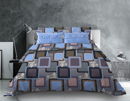 Наволочка 80*80 см, бязь Комфорт (Лабиринт, василек) - Ивановотекстиль фото 4