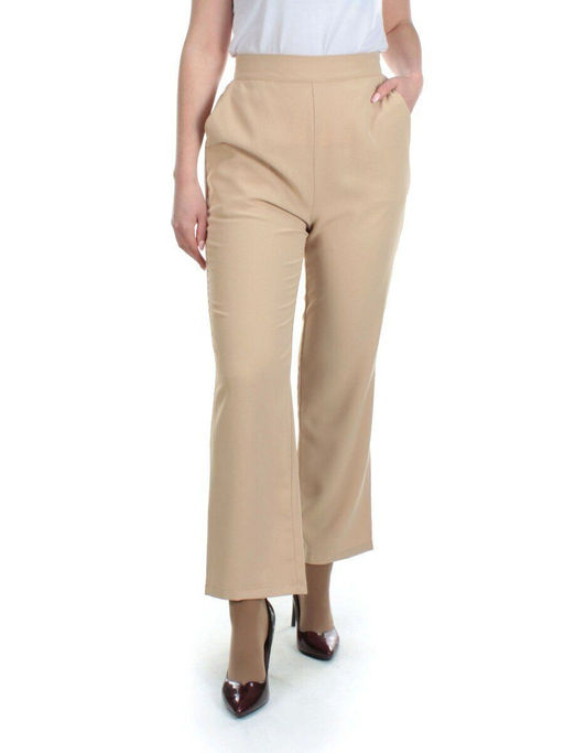 KD-1069 BEIGE Брюки женские - Фабричный китай фото 7