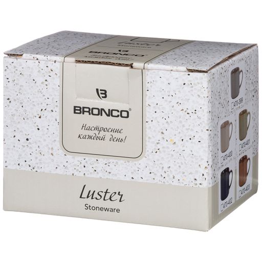КРУЖКА LUSTER 300МЛ, 12*9*8СМ, ЗЕЛЕНАЯ - Bronco фото 3
