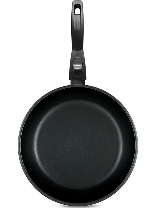 Сковорода литая Neva Black съемная ручка, 22 см - Нева металл посуда фото 4