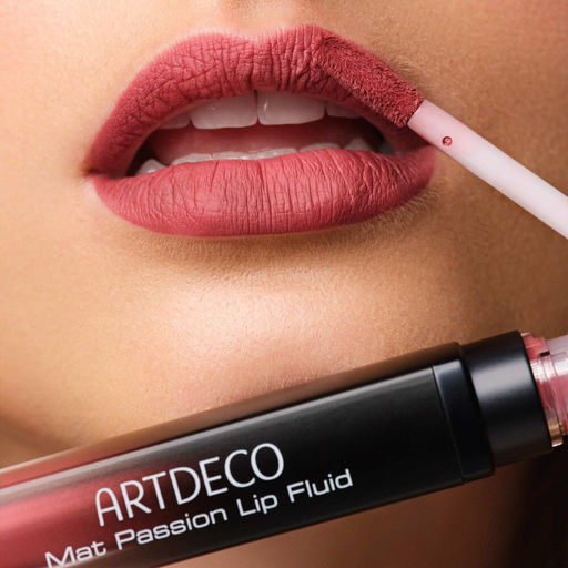 ARTDECO Флюид для губ матовый Mat Passion Lip Fluid тон 51 burnt rose, 3 мл  фото 3