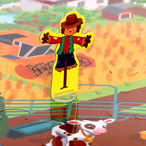 Набор напольный пазл с фигурками Моя ферма - Puzzle time фото 6