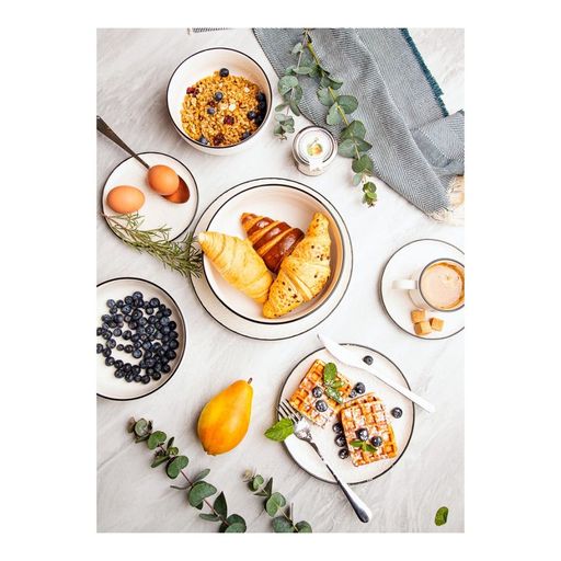 Тарелка обеденная Walmer Riverside, 26 см, цвет белый  фото 5