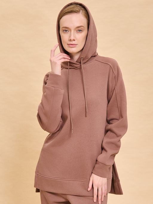 PELICAN, толстовка женская, Коричневый