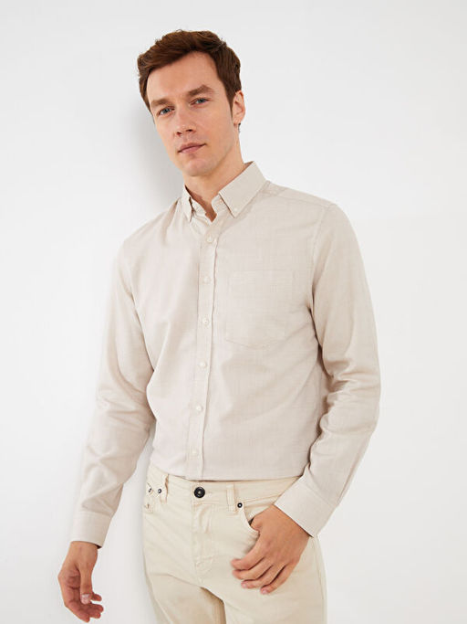 Regular Fit Uzun Kollu Arm?rl? Erkek G?mlek