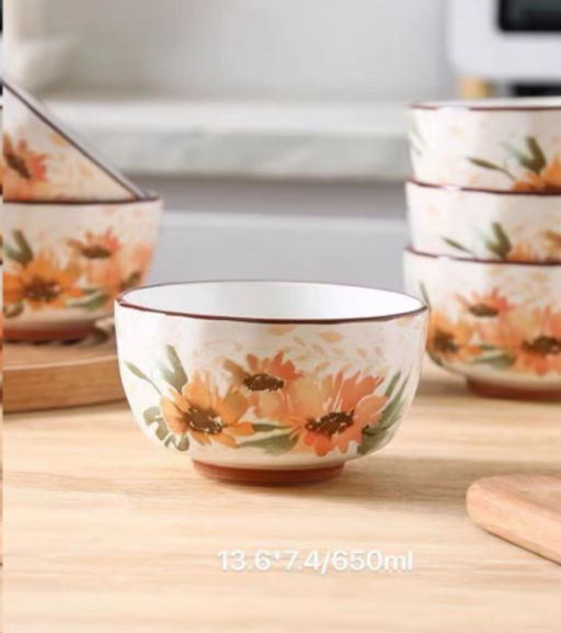 Салатник 650 мл Подсолнух / RT-3361 /уп 8/48/