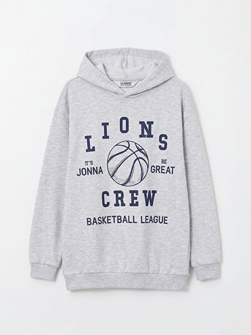 Erkek ?ocuk Kap??onlu Bask?l? E?ofman Tak?m?