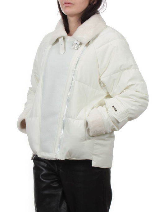 S24-163 MILK Куртка демисезонная женская (100 гр. холлофайбер) - Fashion фото 5