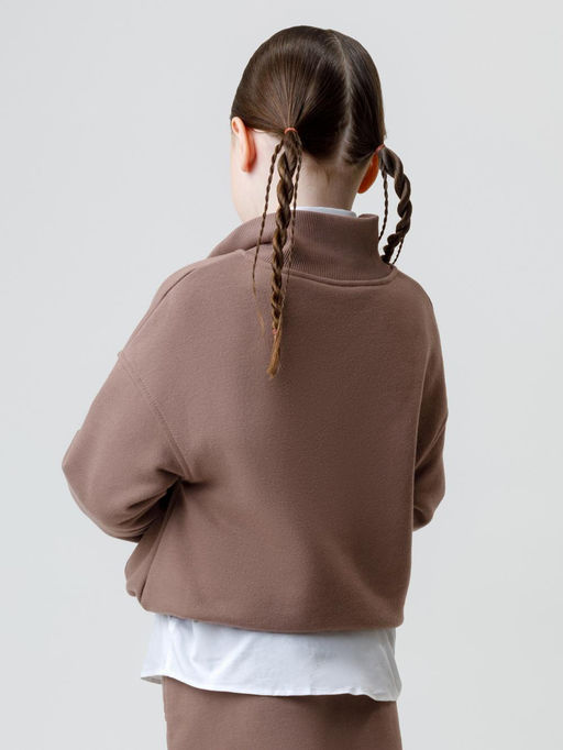 КР 302821/капучино к631 джемпер (свитшот) для дев - Crockid фото 5