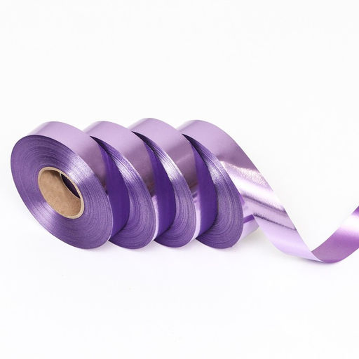 Цена за 4 шт. Лента металлизированная, лавандовый, 2 х 45 м - Simaland фото 2