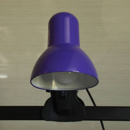 Светильник настольный на прищепке фиолетовый / 108BXIAO-6 / Ex27 /уп 70/ - ГалеонТрейд фото 4