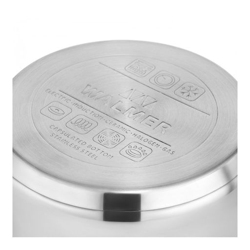 Мини-кастрюля с крышкой Walmer Petite, 0.7 л, цвет хром  фото 6