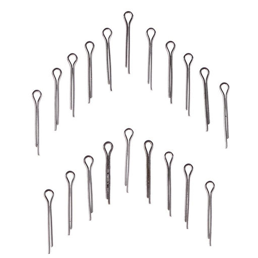 Шплинт О-образный для изготовления суставов игрушек, размер 1 шт. 2,5 16 мм, набор 20 шт. - Школа талантов фото 2