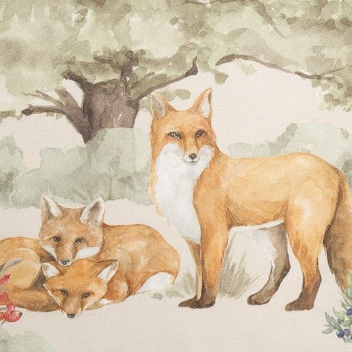 Набор салфеток Этель Forest landscape 40х40 см - 4 шт, 100% хлопок, саржа 190 г/м2  фото 4