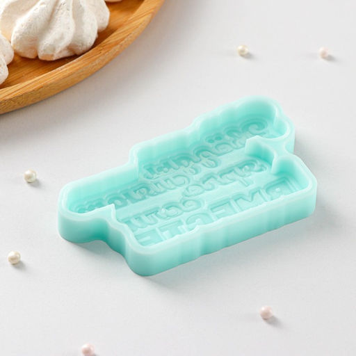 Силиконовая форма Звёзды сияют ярче, если вместе, 10?5,2?1 см, бирюзовая - Simaland фото 3