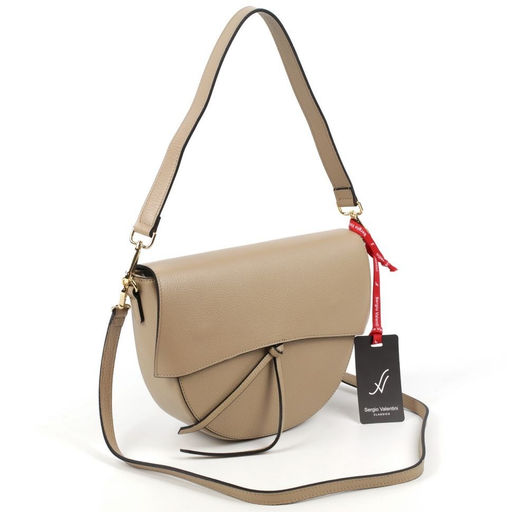 Женская кожаная сумка через плечо Sergio Valentini SV-0130-10  фото 2