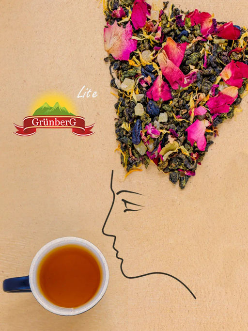 Черный ароматизированный чай GRUNBERG LITE  Царица Нефертити   фото 7