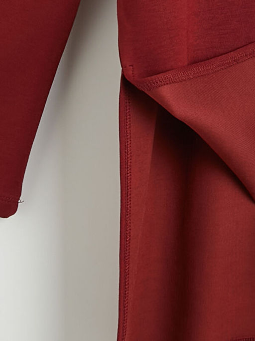 Dik Yaka Oversize Kad?n Sweatshirt Tunik