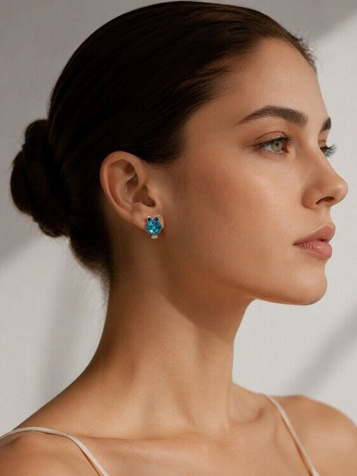 Серьги с кристаллами Swarovski