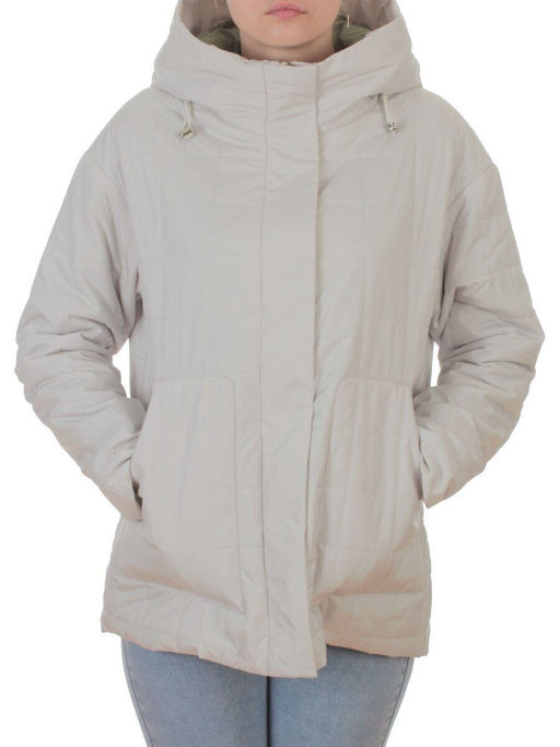 9607 MILK Куртка стеганная демисезонная женская (100 гр. холлофайбер) - Fashion фото 3