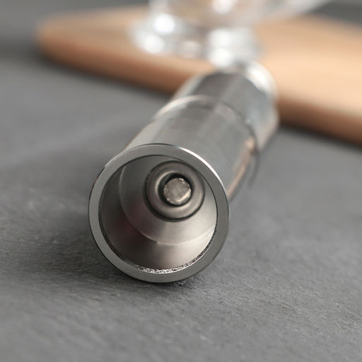 Мельница для специй «Пружина», 15×2,5 см, металлический механизм, цвет серый