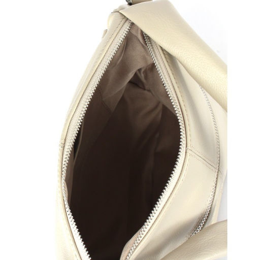 Сумка женская натуральная кожа GU 2033-6615, 1отд+карм/перег, плечевой ремень, св. бежевый SALE 259867 - Adelia фото 7