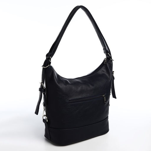 Сумка-мешок на молнии, цвет синий - Simaland фото 5