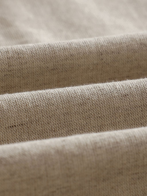 Простыня на резинке евро SL Home Linen collection, 200200+30 см, бежевая, полулён - Sima-land home фото 10