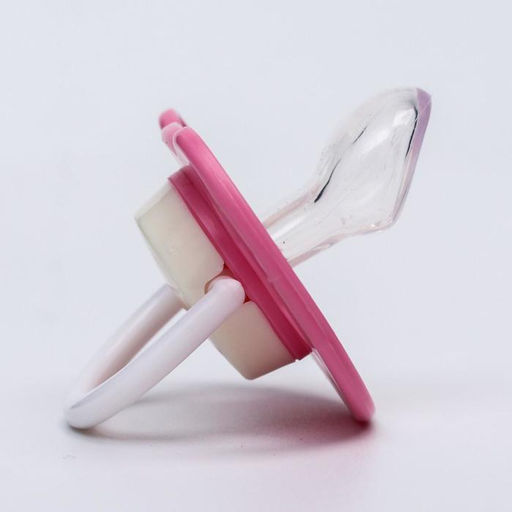 Соска-пустышка ортодонтическая, силикон, от 6 мес., с колпачком, Ракушка, цвет розовый - Крошка я фото 2