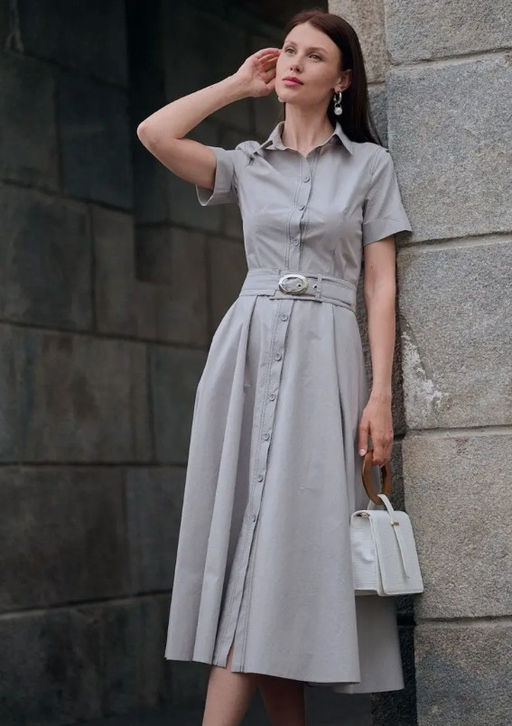 Платье с отстрочками OD-787-2