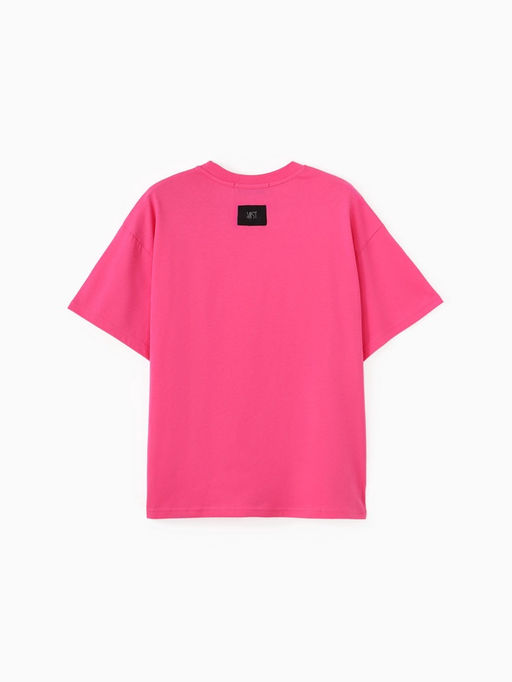 Футболка женская MIST Selflove, розовая, размер XL (48-50)