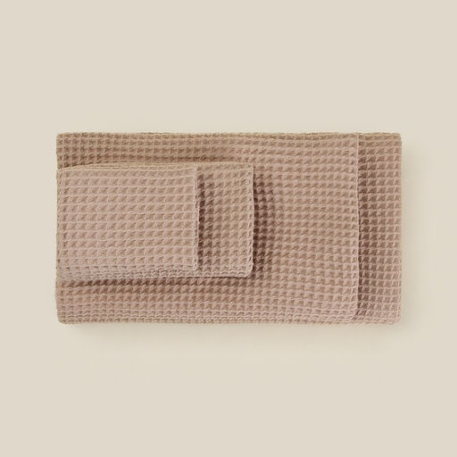 Полотенце вафельное SL HOME: Basic «Саббиа» 90×150 см, хлопок 100%, коричневое